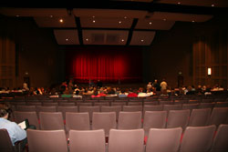 Roncalli High School’s Fine Arts Center has excellent acoustics, school officials said. (Photo courtesy Roncalli High School) 