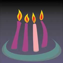 Advent wreath illustration